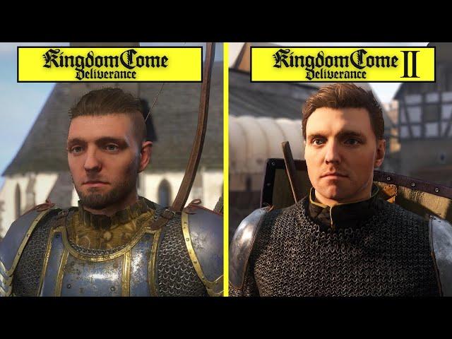 Kingdom Come Deliverance I vs II Early Graphics Comparison