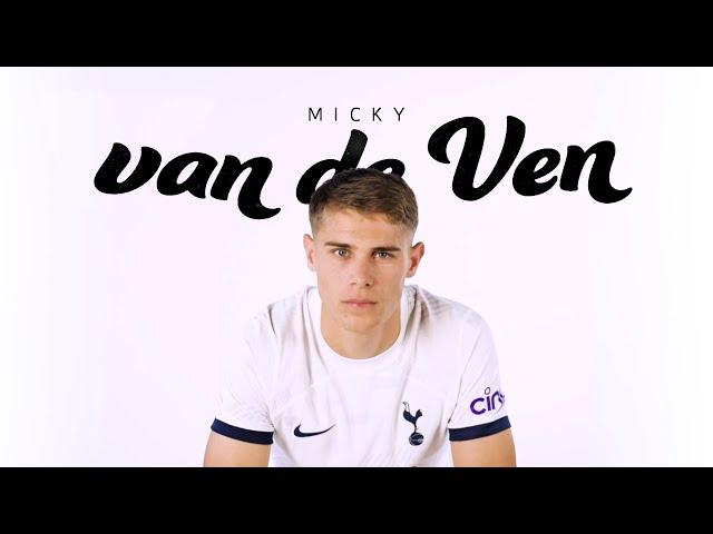 MICKY VAN DE VEN'S FIRST INTERVIEW AT TOTTENHAM HOTSPUR