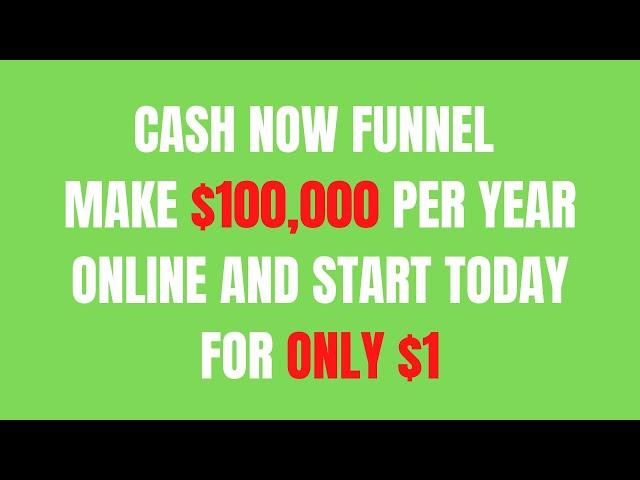 Cash Now Funnel | Proof Progress and Results