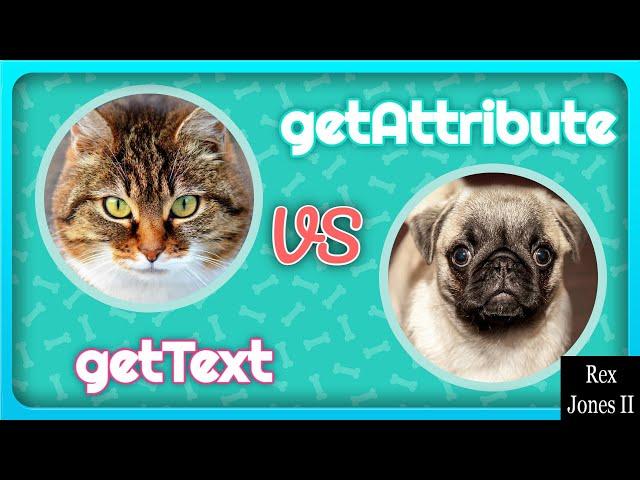  Selenium - getText vs getAttribute: Throwback | (Video 176)