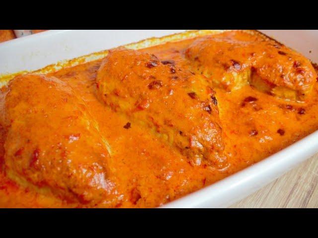 Paprika cream chicken recipe, oven recipe quickly make delicious and creamy yourself, #recipe