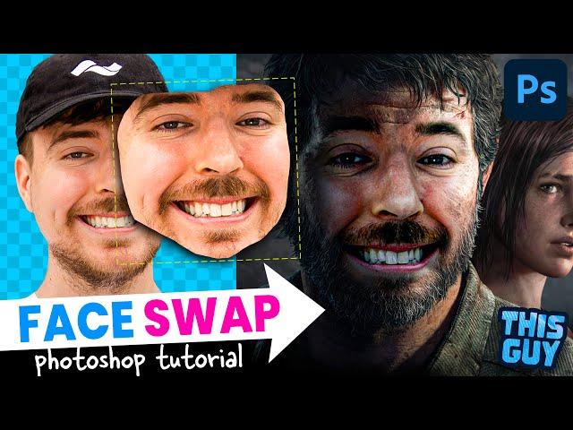 Advanced FACE SWAP in Photoshop CC | Match Skin Tones and Blend Shadows