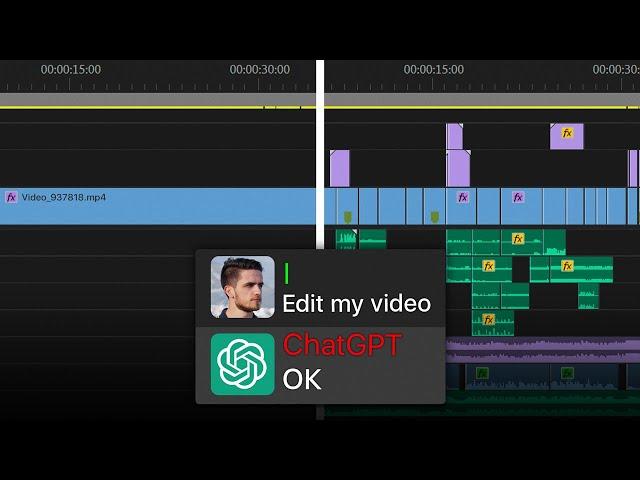 Video Editing Automation with ChatGPT? I'M SHOCKED…