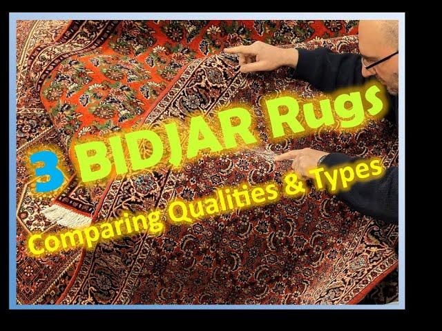 Bidjar Persian Rugs:  Q&A  - Differences in Qualities - Tekap vs. Sanjan vs. Bukan