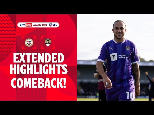 SIX GOAL THRILLER! | Bromley v Notts County extended highlights