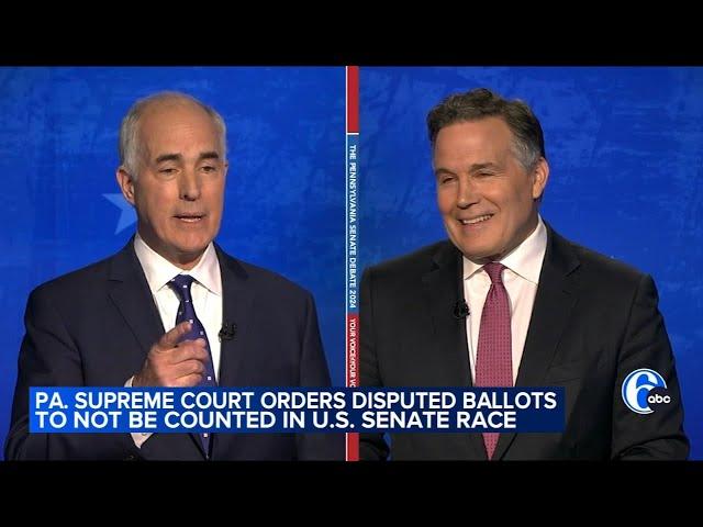 Pennsylvania Supreme Court orders counties not to count disputed ballots in US Senate race