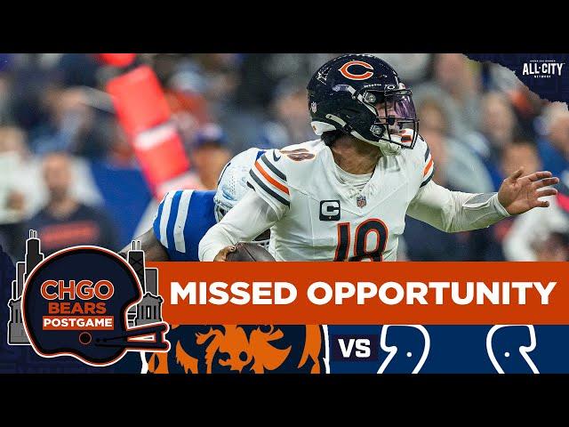 BEARS POSTGAME: Caleb Williams & Chicago Bears fail to capitalize on opportunities | CHGO Bears