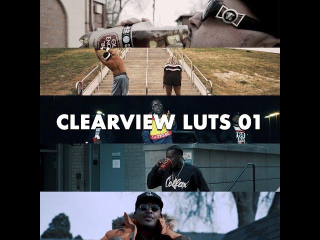 Clearview Cinematic LUTS | 10 pack | Package 01