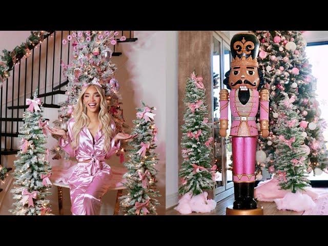 Christmas Home Decor Tour 2022 | Pink Candy Theme!