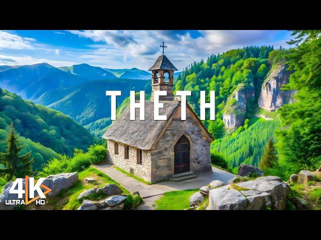 Theth, Albania 4K VIDEO UHD | Mountain Adventures in Theth - Beautiful Nature