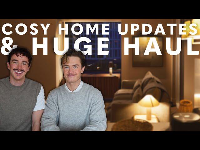 Turning Our London Apartment Into a Cosy Home | Huge Homeware Unboxing & New Furniture Updates