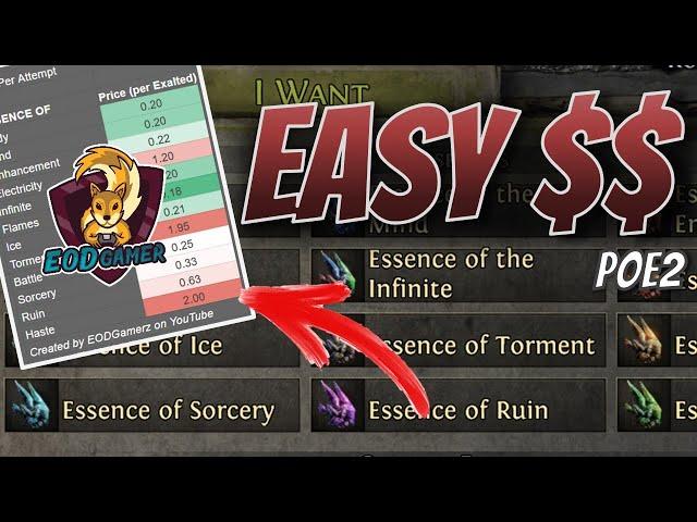 How I Earn 5+ Divine Orbs A Day From Essences in Path of Exile 2 (POE2 Trading Arbitrage Strategy)