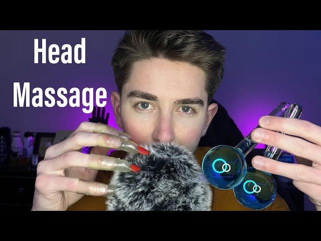 The BEST ASMR Head Massage & Whispering to HELP You SLEEP