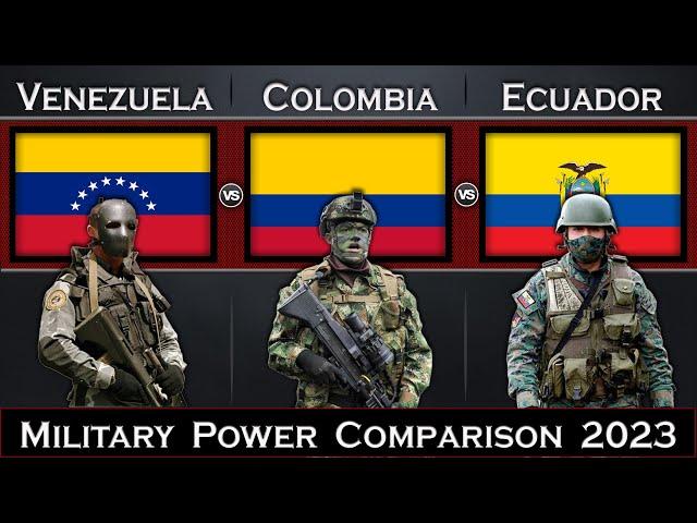 Venezuela vs Colombia vs Ecuador Military Power Comparison 2023 | Global Power