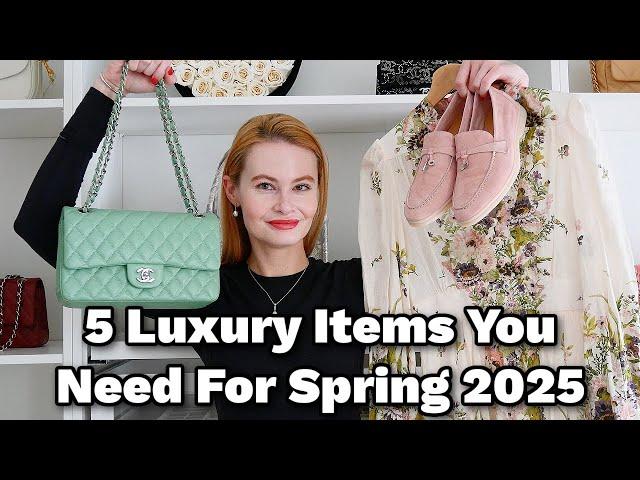 5 Luxury Items You Need For Spring 2025   || Loro Piana, Zimmerman & more