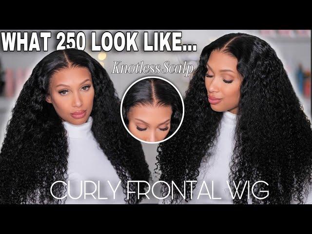  250% BEAUTIFUL CURLS!!! For My DIVAS!! Glue-less HD Lace Curly Wig - AsteriaHair