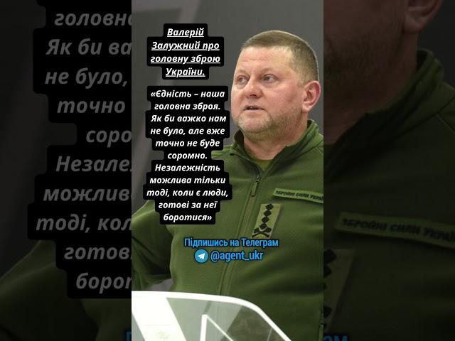  Валерій Залужний про головну зброю України #залужний #війна