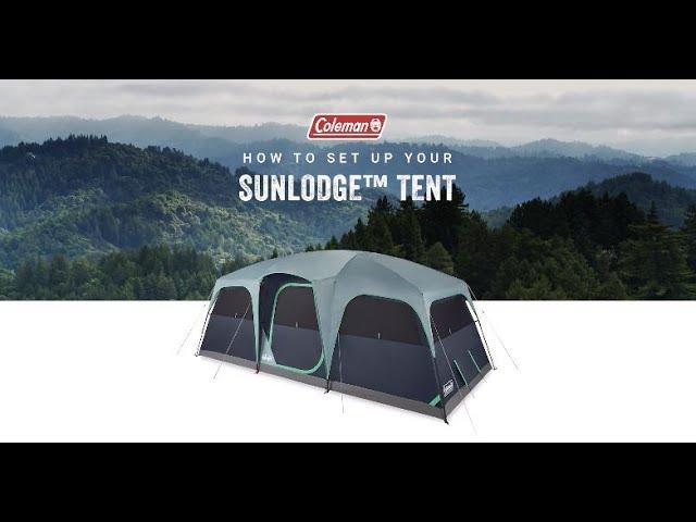 How to Set Up Your Coleman Sunlodge Camping Tent