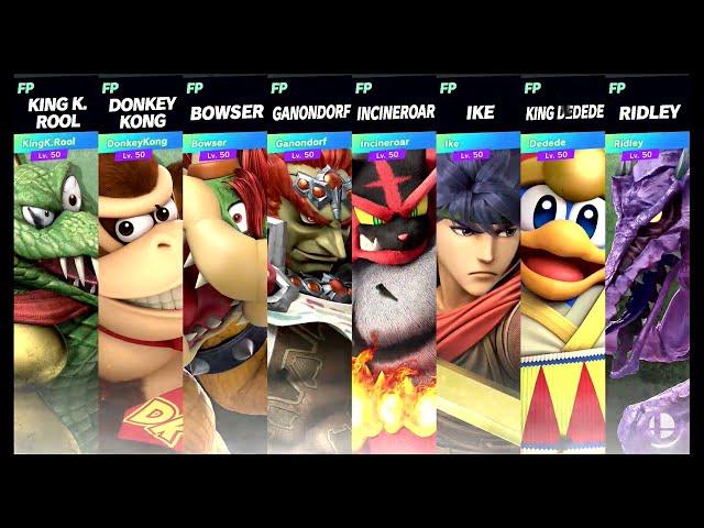 Super Smash Bros Ultimate Amiibo Fights – Request #24352 Heavyhitters Battle