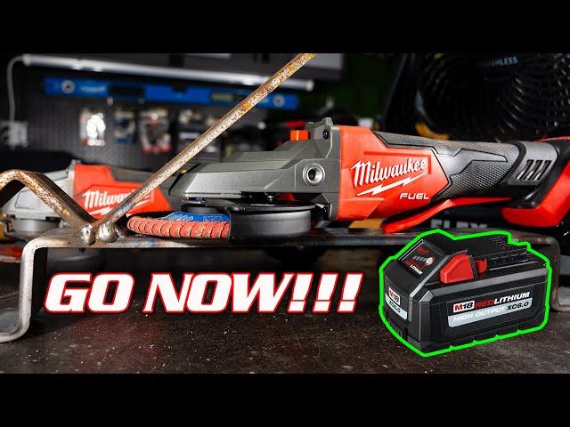 MORE ROOM!! Milwaukee 2886 M18 FUEL Flathead Grinder Review