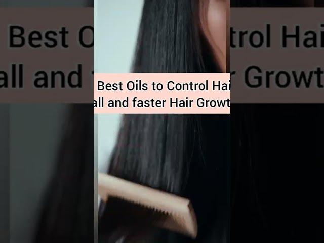 6 Best hair oils to control hair fall Faster hair growth oil prevent grey hair, healthy strong hair