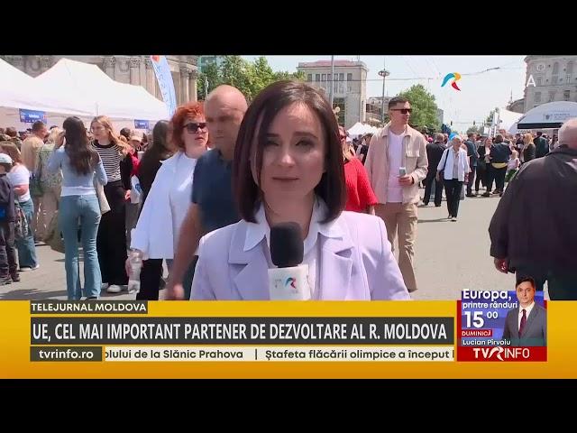 Relatare TVR MOLDOVA. UE - cel mai important partener de dezvoltare al R. Moldova