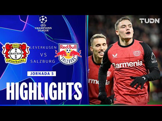 HIGHLIGHTS - Bayer Leverkusen vs Red Bull Salzburg | UEFA Champions League 24/25 | TUDN