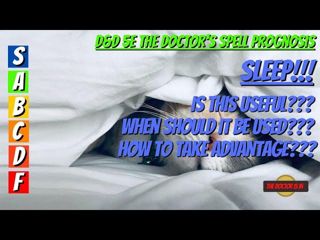 How To Effectively Use The First Level Spell Sleep Even At Higher Levels In Dungeons and Dragons 5E