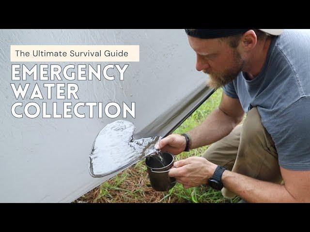 Water Collection for Survival? You need to check this technique out!