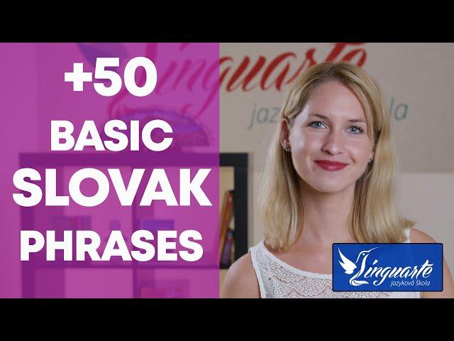 Basic Slovak phrases