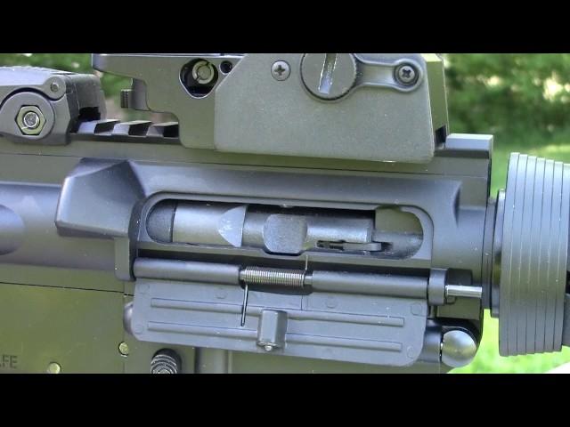 Tippmann M4 22 close up firing