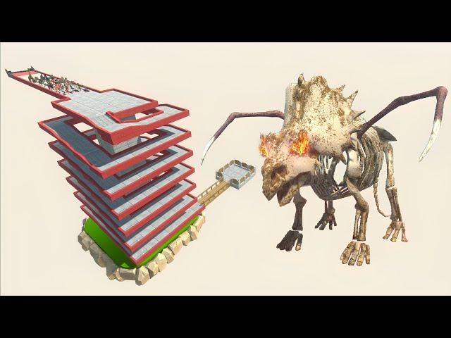 ESCAPE FROM THE GHOST BRACHICERATOPS - Animal Revolt Battle Simulator - ARBS