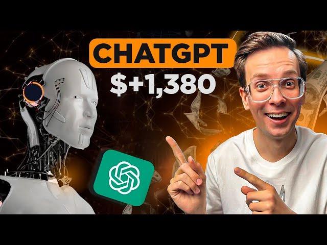 BEST TRADING STRATEGY | +$1,380 EARNED WITH CHAT GPT TRADES | AI BOT FOR TRADING
