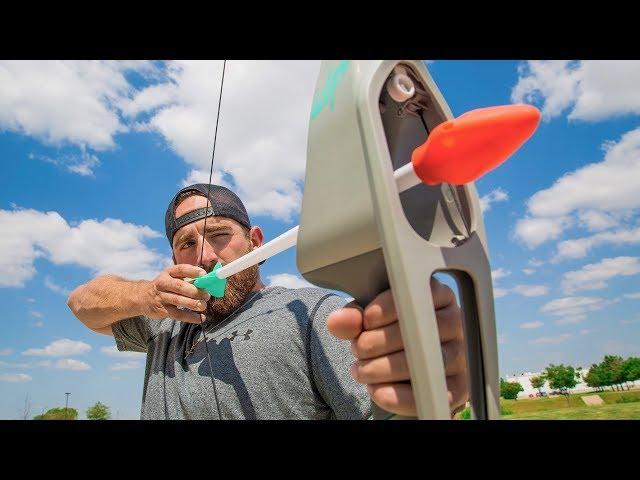 Nerf Bow Trick Shots | Dude Perfect