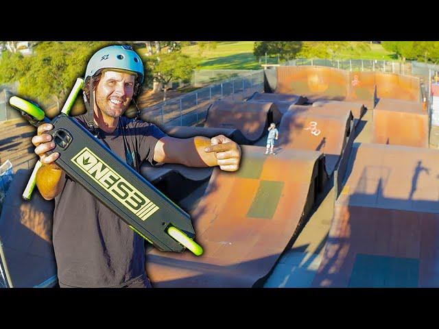 WILL CHEAPEST SCOOTER SURVIVE MEGA RAMP?