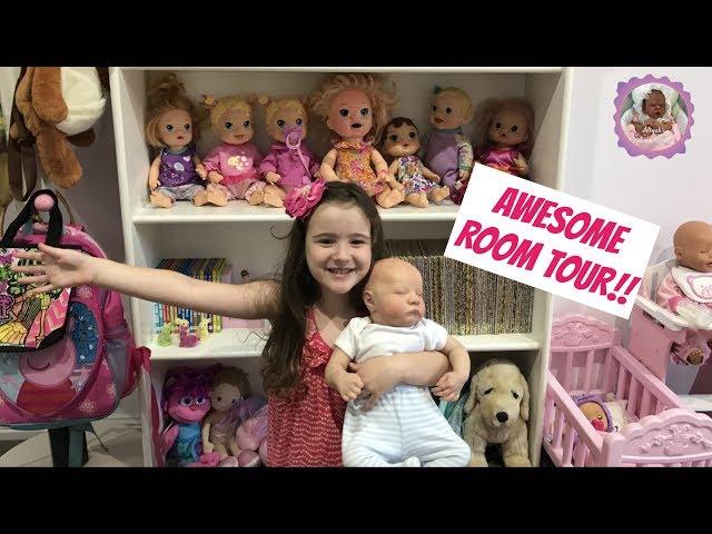 AWESOME LITTLE GIRLS ROOM TOUR WITH ALIYAH AND HER REBORNS