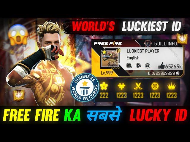 Free fire ka सबसे Lucky ID  - Luckiest Players of free fire - Gaming with Raahim