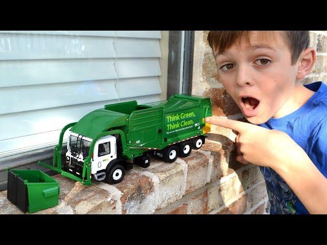 Garbage Truck Videos For Children l First Gear WM Mack TerraPro Front Loader l Garbage Trucks Rule