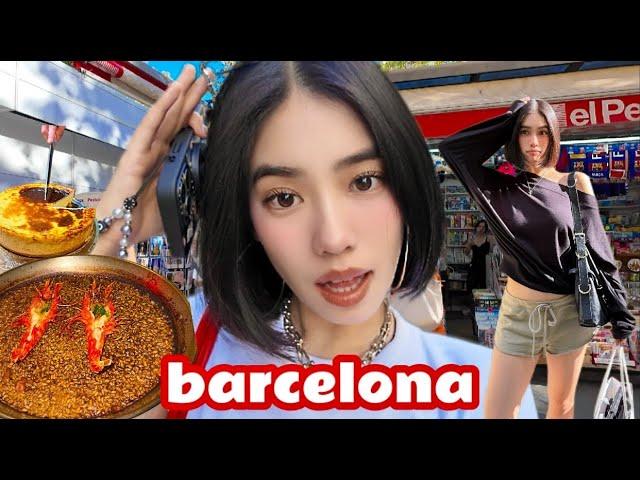 FIRST TIME IN SPAIN! | best tapas, viral cheesecake, shopping | barcelona vlog