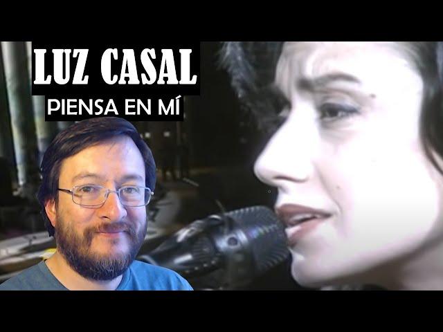 Luz Casal | Piensa En Mí (en vivo) | REACCIÓN