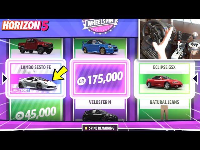Opening ALL my Wheelspins in Forza Horizon 5!