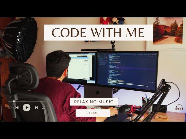 CODE and STUDY WITH ME 3 HOURS - 4K - Relaxing Music