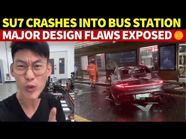 Xiaomi SU7 Crashes Into Bus Station, Major Design Flaws Exposed: Next EV Will Copy Rolls-Royce?