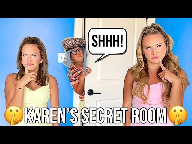 KAREN BUILT A SECRET ROOM IN MY HOUSE *THIS DOES NOT END WELL* 🫣