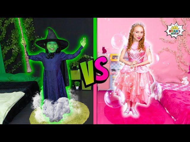 WICKED Witch vs Good Witch! Who has the BEST Room CHALLENGE! ‍️