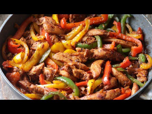 chicken fajita recipe | best Mexican fajita recipe | Mexican fajitas rice and fajita wrap recipe