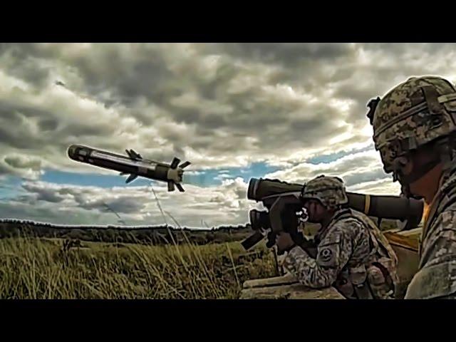 Javelin Anti-Tank Missile In Action • Slow Motion Footage