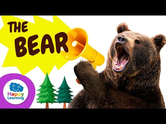 THE BEAR | Animals for Kids | Happy Learning ‍️ #happylearning #bear #animals