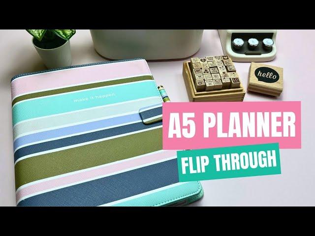  Inside My A5 Planner | Filofax Good Vibes  Flip Through