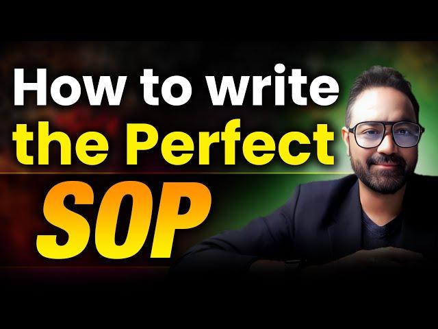 The Secret To Write The Perfect SOP | Avoid This Common Mistake! | MBA Application Guide #mba